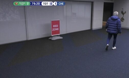 VIDEO: Drama as Mourinho storms off pitch to get Eric Dier from restroom