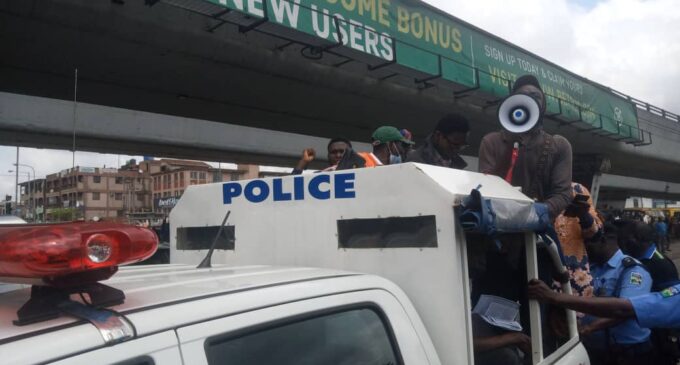 PHOTOS: Activists, journalists arrested over protest against petrol price hike