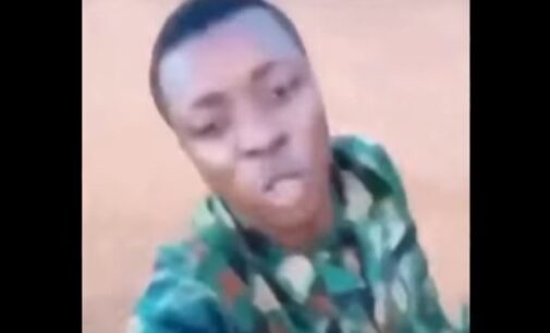 VIDEO: ‘You’ll be in trouble the day you kill a yahoo soldier’ ― man in military uniform threatens SARS