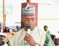 I will leave behind massive infrastructure, says Yahaya Bello