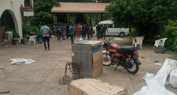 Motorcycles, freezers carted away as ‘hoodlums’ invade senator’s house in Oyo