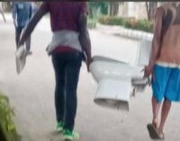 EXTRA: Hospital bed, toilet seat — odd things looted after #EndSARS protests