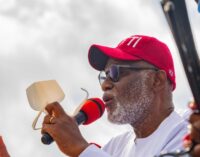 ‘He prioritised his people’ — Akpabio condoles with Ondo over Akeredolu’s death