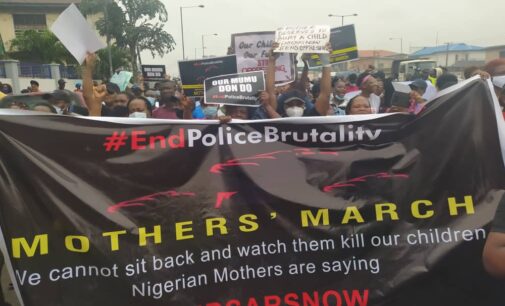 PHOTOS: ‘You can’t continue killing our children’ — mothers join #EndSARS protest