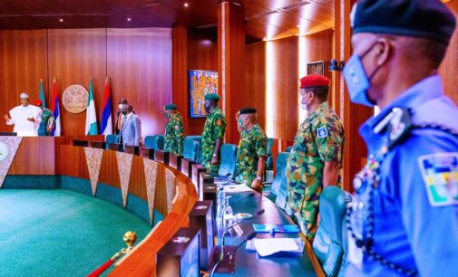 National security council meets Buhari in Abuja
