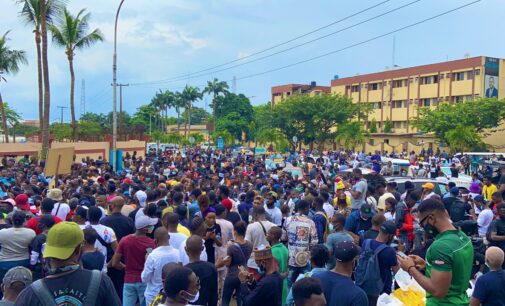 PHOTOS: Nigerians mobilise for Day 2 of #EndSARS protests