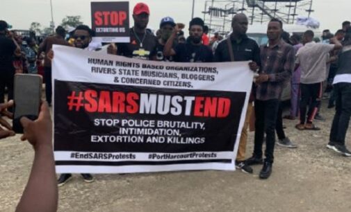 #EndSARS: Protesters defy Wike, march to demand police reform