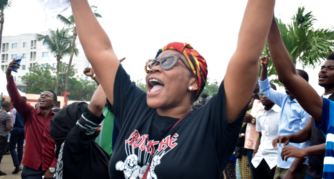 Women at the forefront of the #EndSARS movement