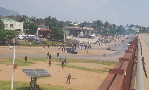 Many injured as police open fire on #EndSARS protesters in Abuja