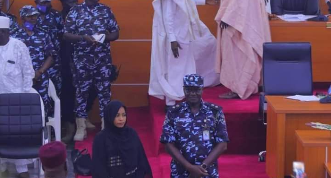 PHOTOS: Borno assembly honours ex-SARS commander