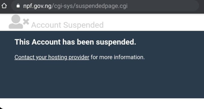 #EndSARS: Police website still offline 48 hours after ‘attack by hackers’