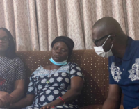 Sanwo-Olu visits widow of man killed during #EndSARS protest