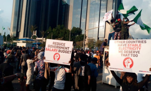#EndSARS protesters block CBN head office