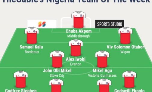 Mikel, Solomon-Otabor, Iwobi…TheCable’s team of the week