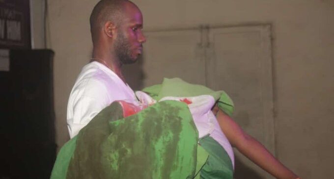FAKE NEWS ALERT: This photo is from a drama on Nigeria’s 60th independence — NOT Lekki shooting
