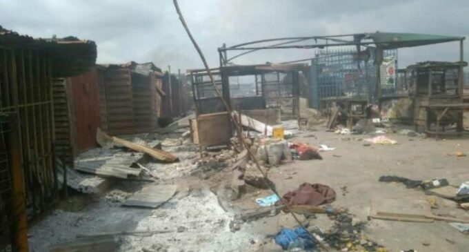 Shops burnt in ethnic clash in Lagos community