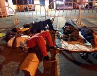 PHOTOS: Protesters spend another night at Lagos assembly as #EndSARS enters Day 4