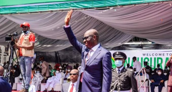 Obaseki’s ADC collapses during inauguration