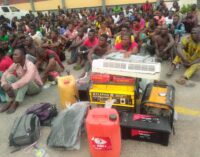 720 suspects arrested as police raid ‘crime hotspots’ in Lagos