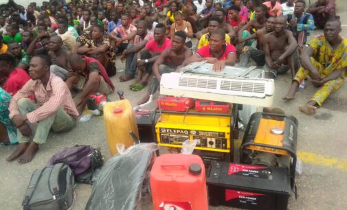 720 suspects arrested as police raid ‘crime hotspots’ in Lagos