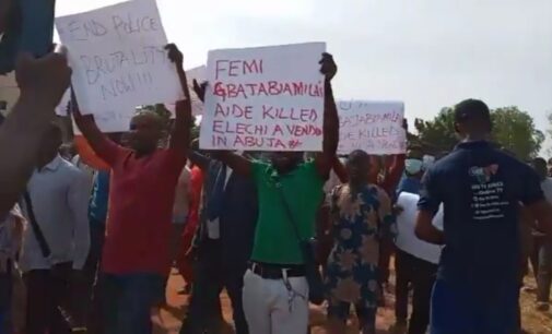 Newspaper vendors in Abuja protest killing of colleague by Gbaja’s aide