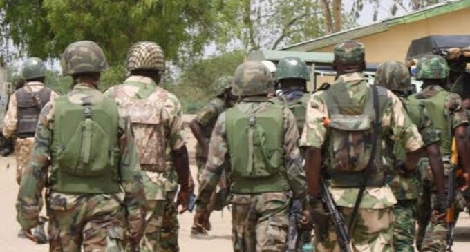 Troops kill two ‘terrorists’, recover weapons in Borno