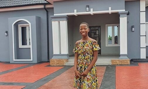 PHOTO: 10-year-old Emmanuella builds mother a house