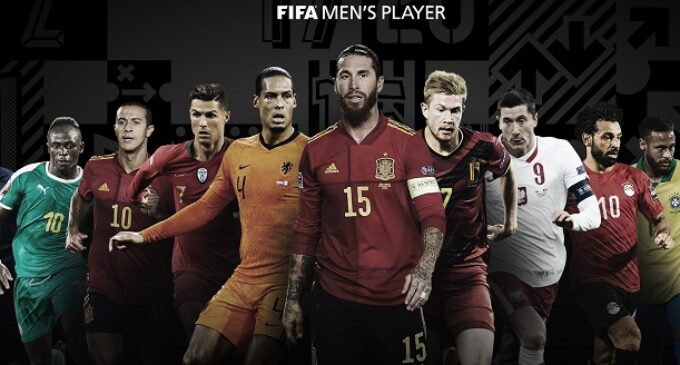FULL LIST: Mane, Salah, Lewandowski shortlisted for FIFA men’s player award