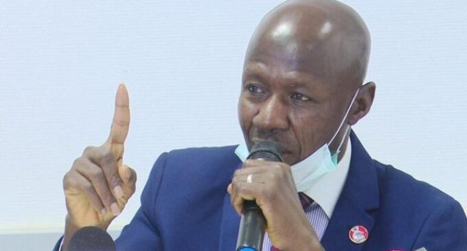 I was a victim of corruption fighting back, says Magu