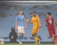 EPL results: De Bruyne misses penalty as Man City, Liverpool share points