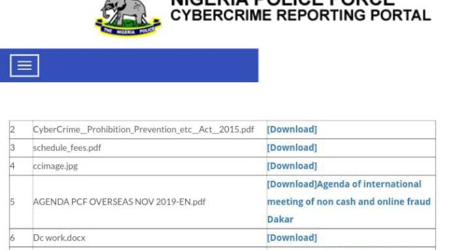EXTRA: Police cybercrime reporting portal displays information on FUT Minna postgraduate fees