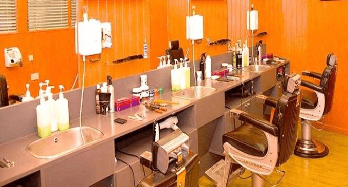 EXTRA: Barbers offer free hair cut to Enugu gov, commissioners