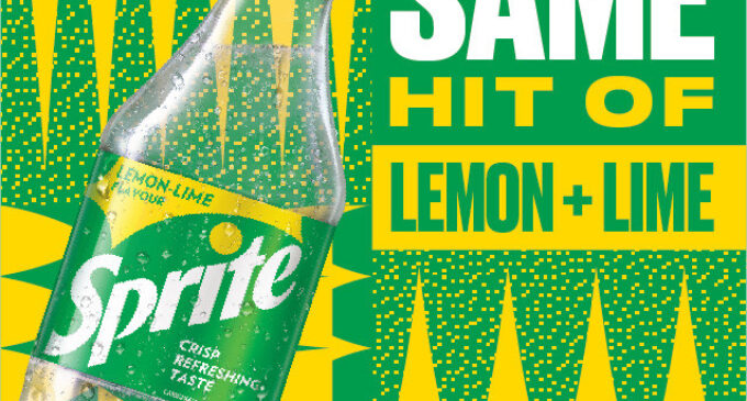 Sprite migrates from iconic green bottles to clear plastic bottles