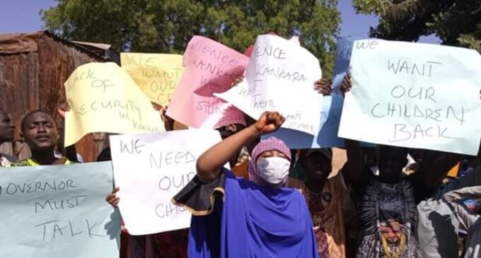 Residents protest abduction of students in Katsina