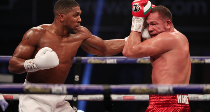 Anthony Joshua knocks out Pulev to retain world heavyweight titles