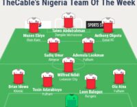 Ndidi, Aina, Adarabioyo… TheCable’s team of the week