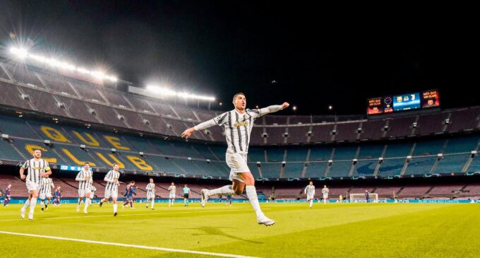 UCL results: Ronaldo outclasses Messi in Camp Nou as Man United crash out