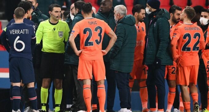 PSG, Basaksehir players walk off pitch after ‘racial abuse by 4th official’