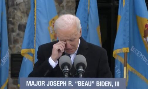 ‘Delaware will be on my heart when I die’ — Biden tears up as he departs for White House