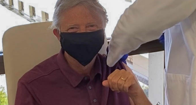 Amid microchips controversy, Bill Gates receives COVID-19 vaccine