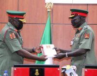 PHOTOS: Buratai hands over to new army chief