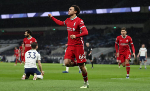 Liverpool beat Tottenham for first EPL win of 2021