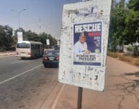 PHOTOS: ‘Wike for president’ campaign posters surface in Abuja
