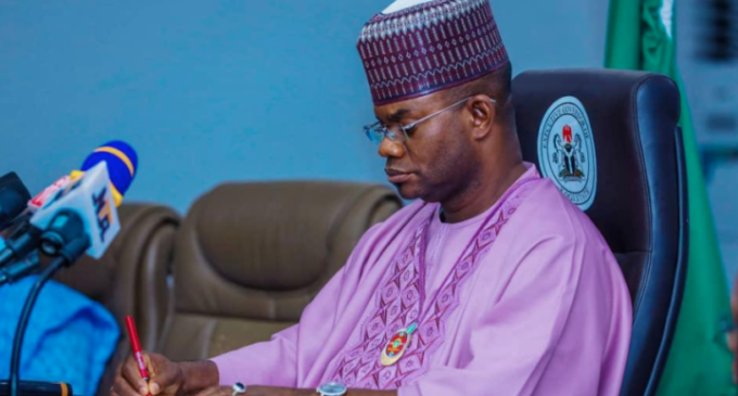 Yahaya Bello approves N30k minimum wage for Kogi workers