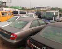Lagos to auction 88 vehicles seized from traffic violators