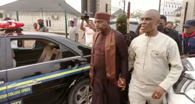 Okorocha arrested for unsealing seized hotel in Imo