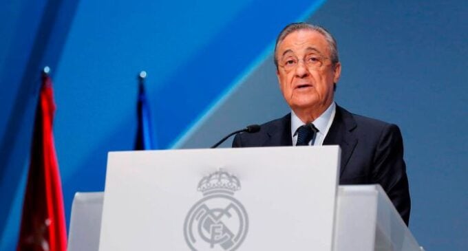 European Super League created to save football, says Real Madrid president
