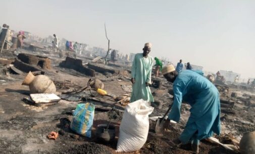 Three dead, over 3,000 displaced as fire guts IDP camp in Maiduguri