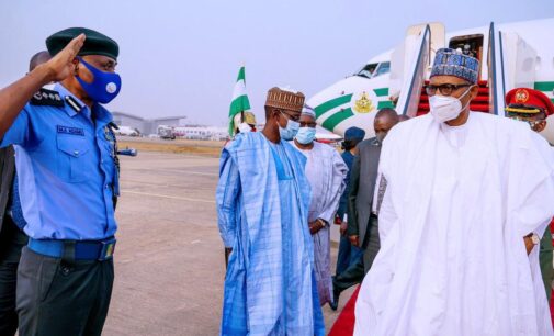Despite rumours of replacement, IGP welcomes Buhari from Katsina