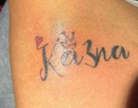 ‘This is wrong’ — Ka3na berates fan over her name tattoo